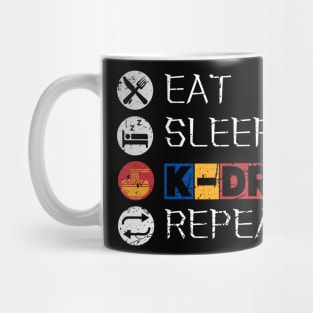 Eat Sleep K-Drama Repeat Mug